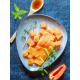 mi cuit de truite fumée marinée sauce soja et gingembre