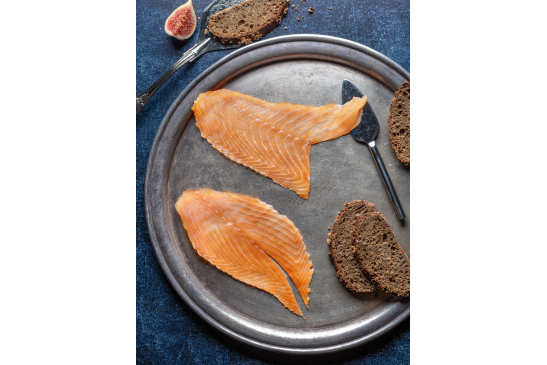 2 tranches saumon fumé bio Saumon fumé BIO